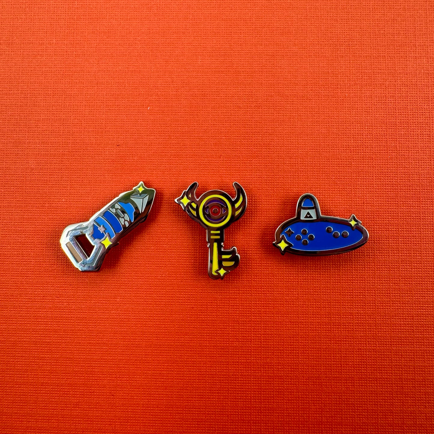 Legend Of Zelda Item Key Chain and Enamel Pins Series 4
