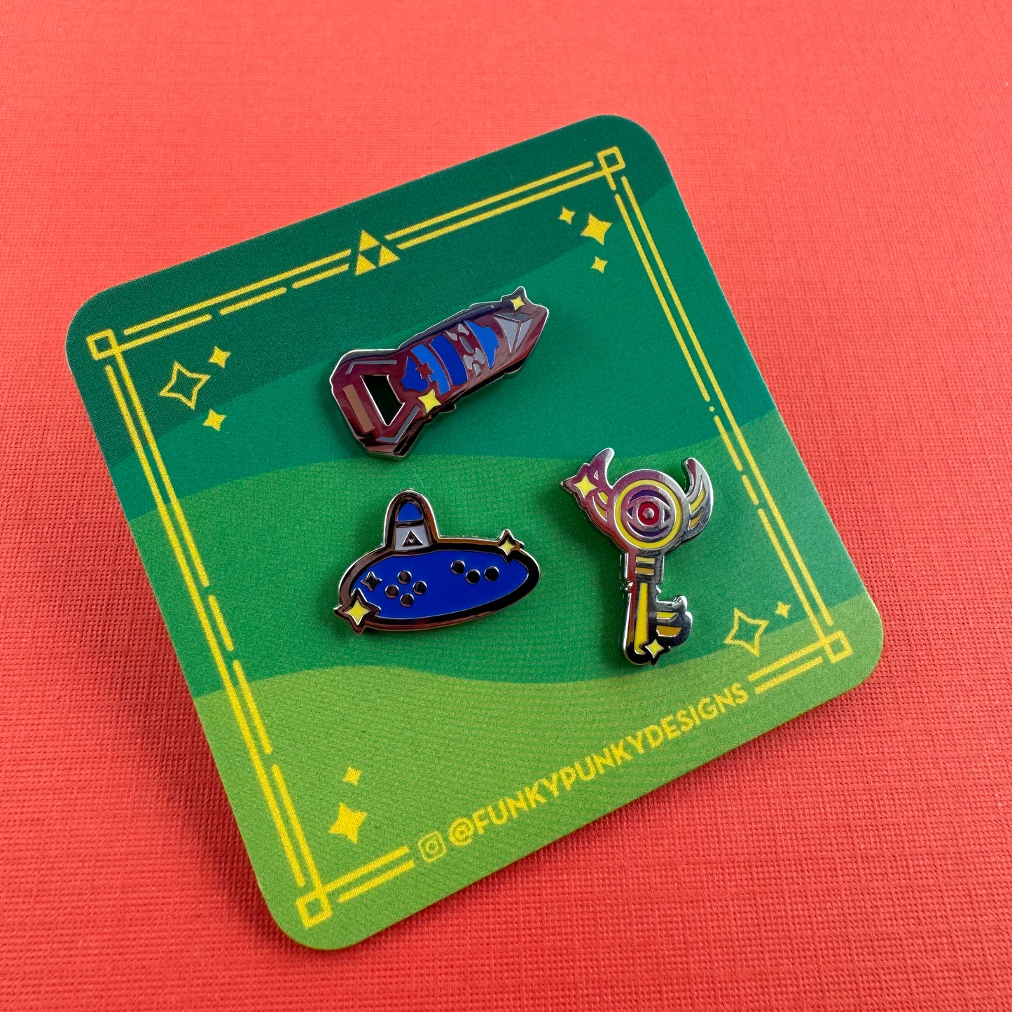 Legend Of Zelda Item Key Chain and Enamel Pins Series 4