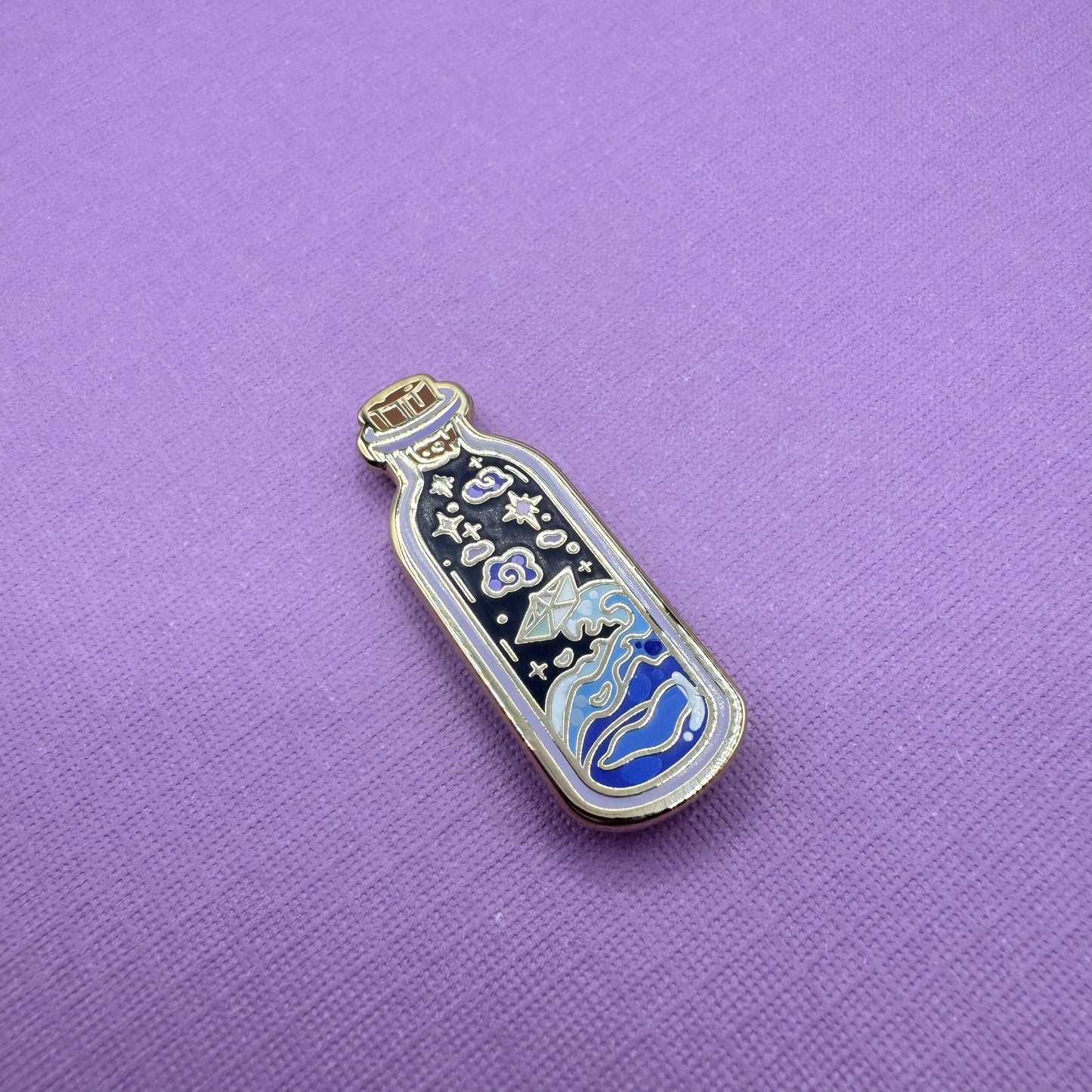 Bottled Emotion Hard Enamel Pin - Nostalgia