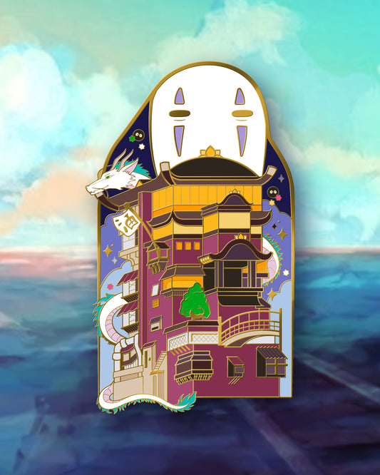 Spirited Away Destination Hard Enamel Pin