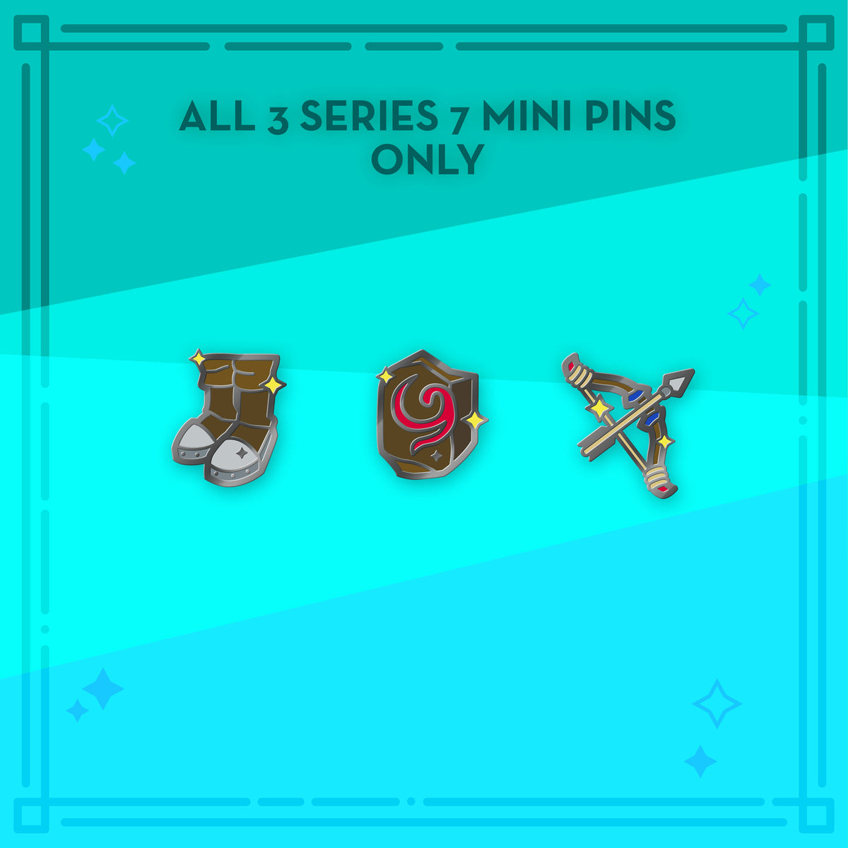 Legend Of Zelda Item Key Chain and Enamel Pins Series 7 - Pre Order