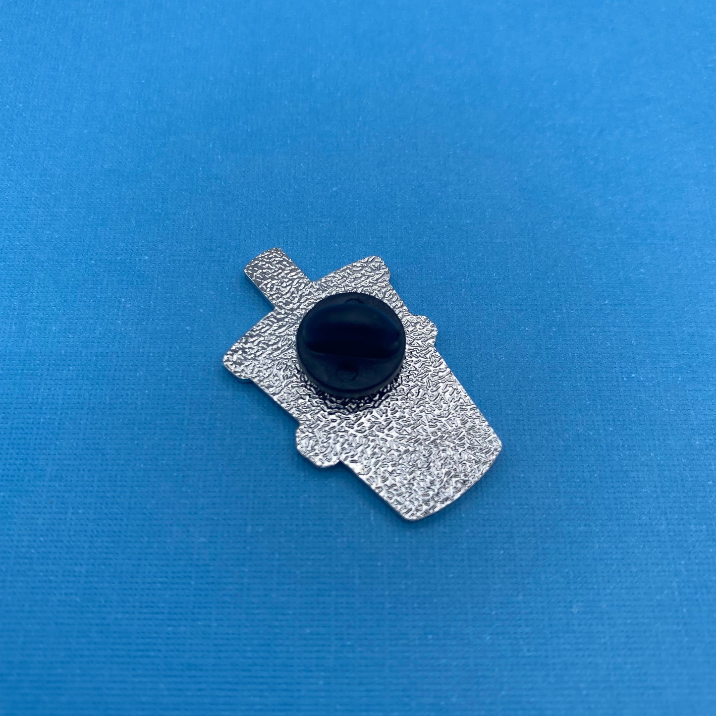 Blue House Bubble Tea Hard Enamel Pin