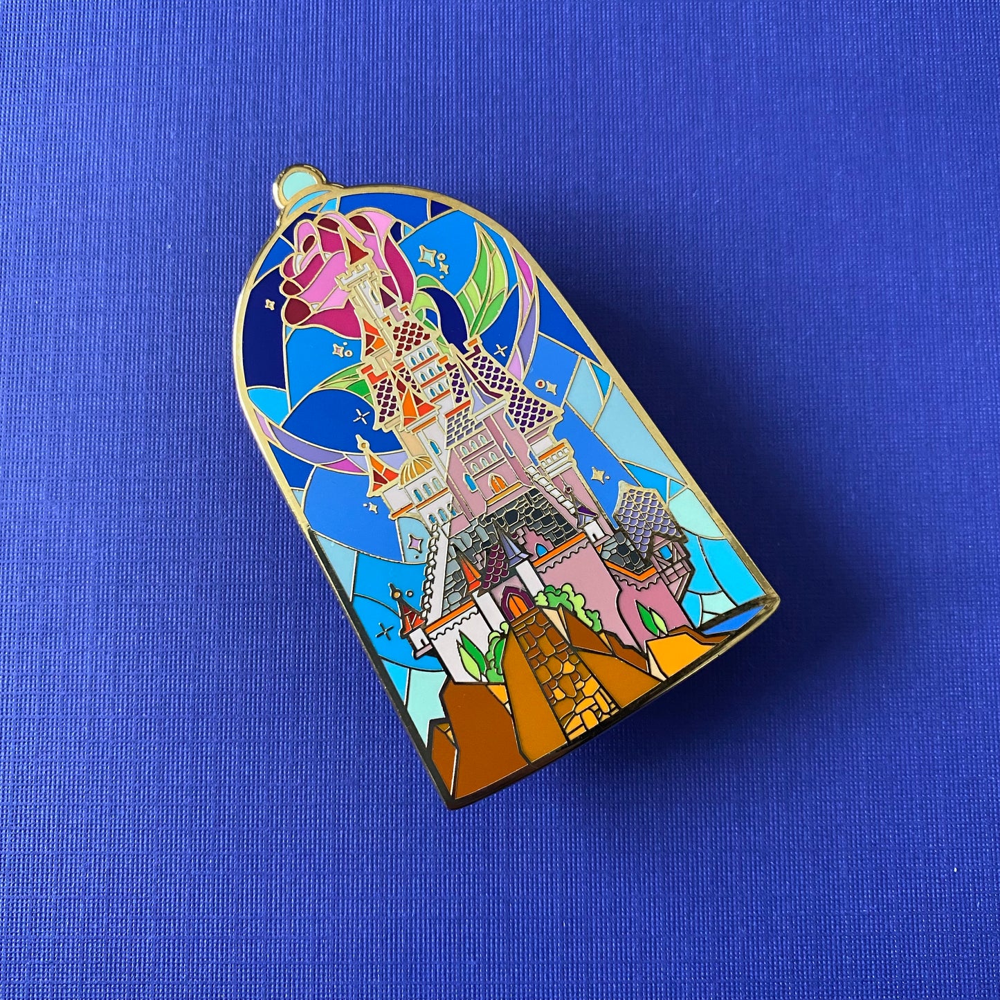 Beauty and the Beast Destination Hard Enamel Pin