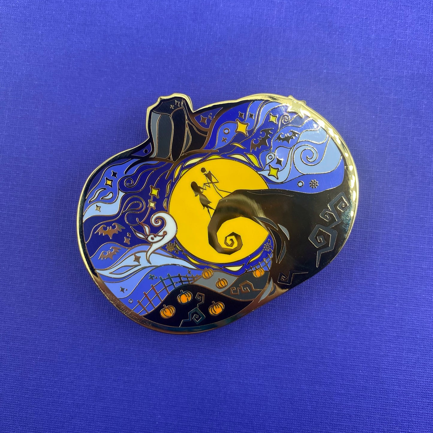 Nightmare Before Christmas Destination Hard Enamel Pin