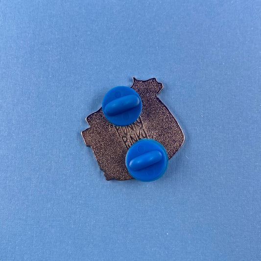 Send It! Climbing Chalk Bag Hard Enamel Pin