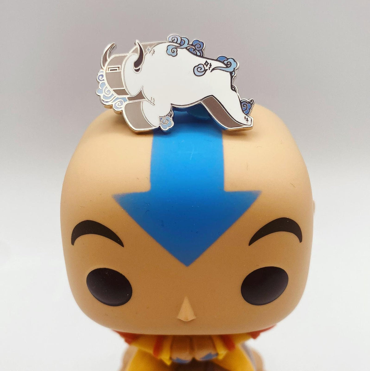 Appa sky bison whistle hard enamel pin - view 6 | Funky Punky Designs