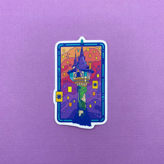 Tangled Vinyl Sticker