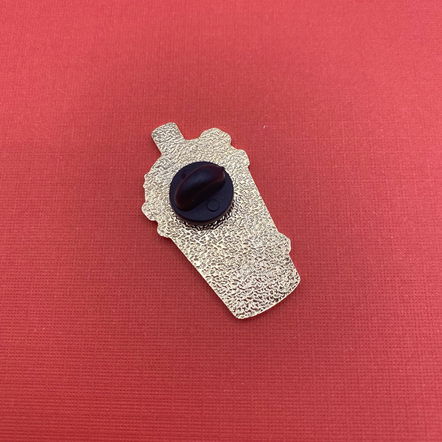 Red House Bubble Tea Hard Enamel Pin