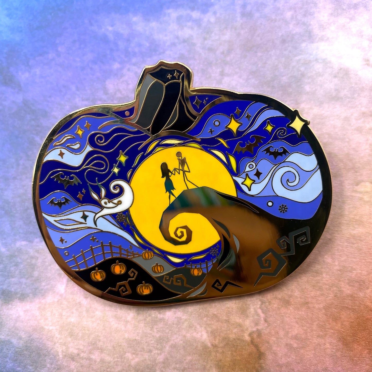 Nightmare Before Christmas Destination Hard Enamel Pin