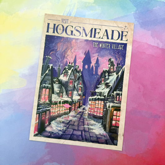 Visit Hogsmeade - 5x7 - Postcard Print