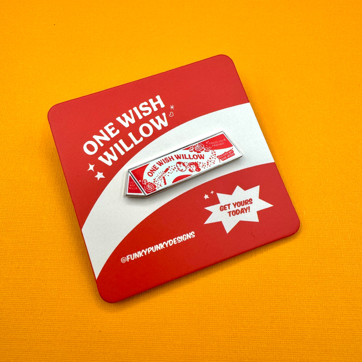 One Wish Willow Hard Enamel Pin