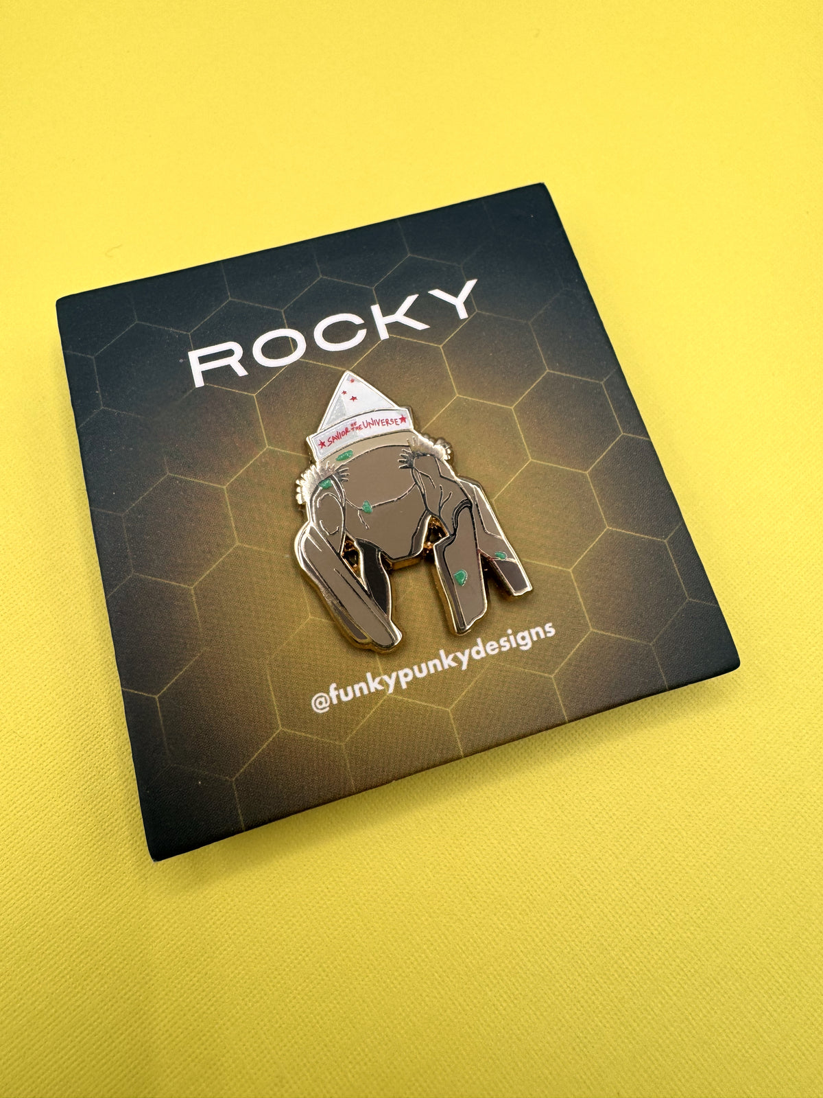 Rocky Hard Enamel Pin - Back Order
