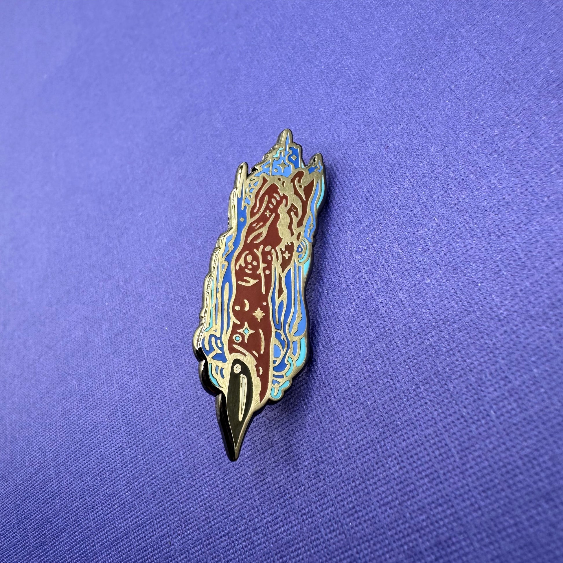 Sukuna's finger hard enamel pin - view 3 | Funky Punky Designs