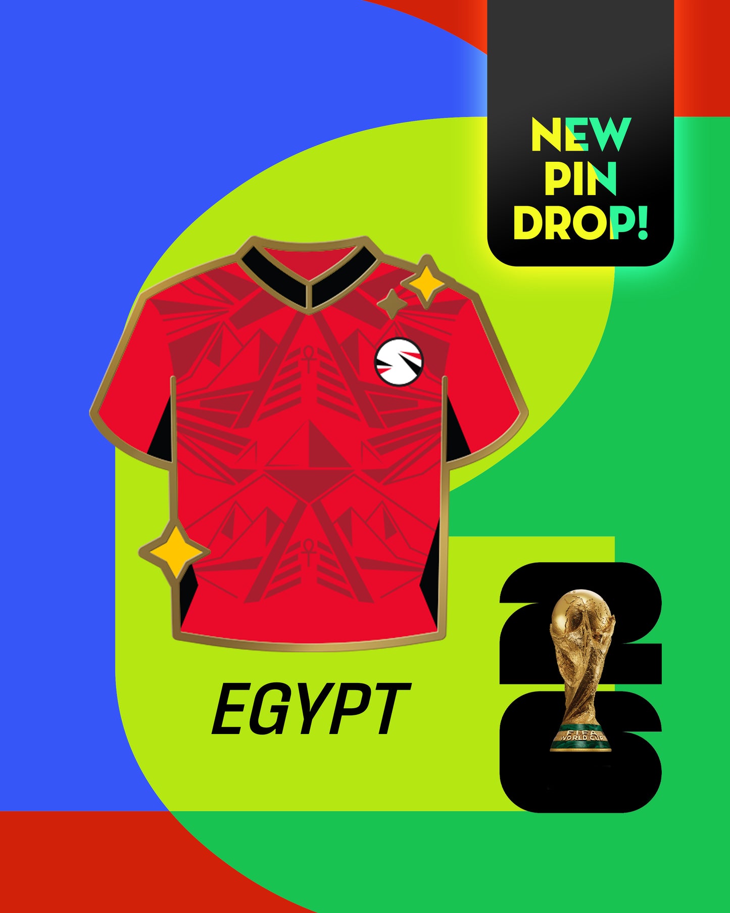 PREORDER | World Soccer Tournament Hard Enamel Pins | Sports | Enamel Pin | International | Football