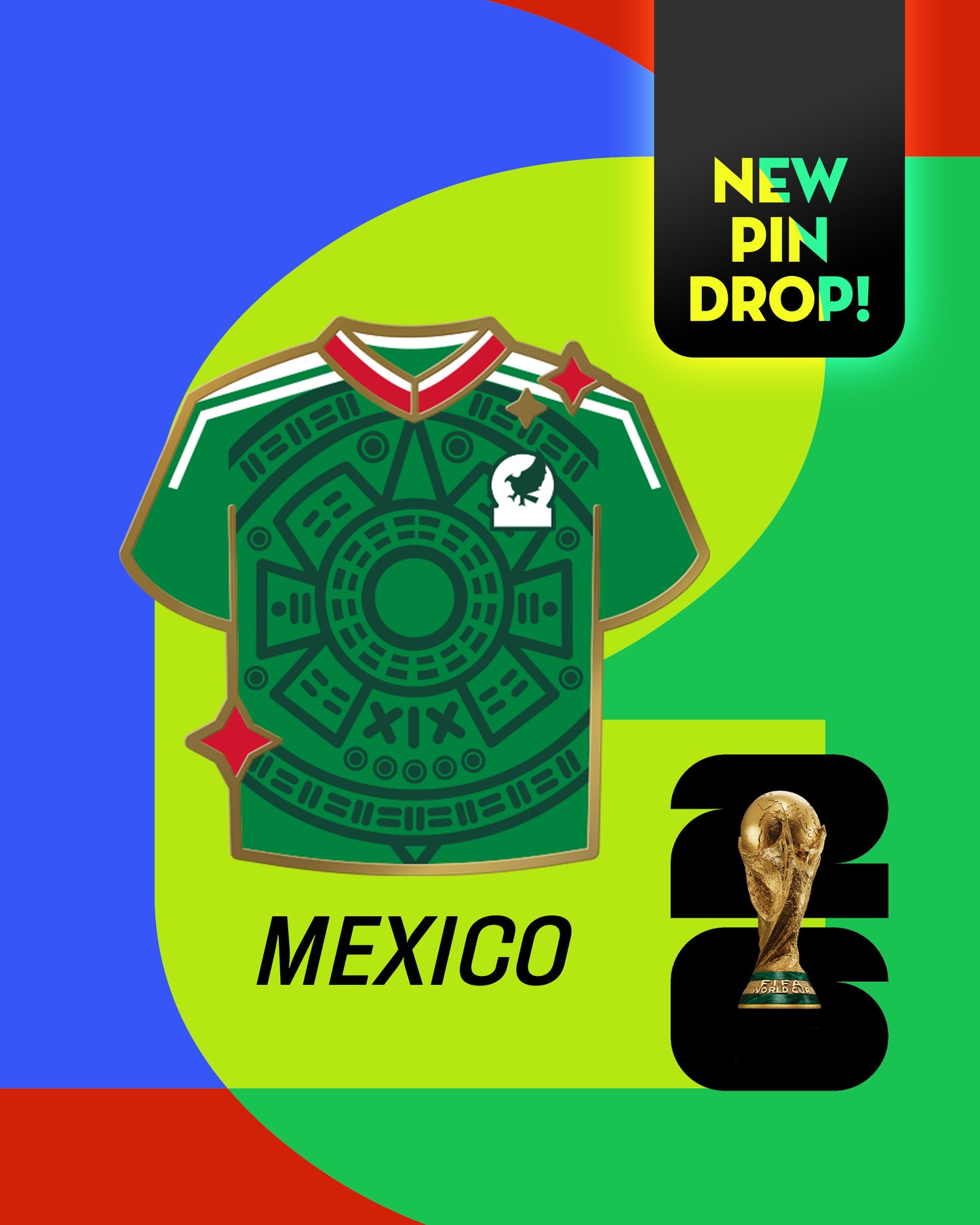 PREORDER | World Soccer Tournament Hard Enamel Pins | Sports | Enamel Pin | International | Football