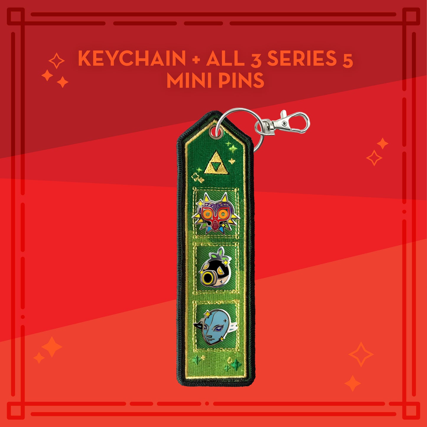 Legend Of Zelda Item Key Chain and Enamel Pins Series 5