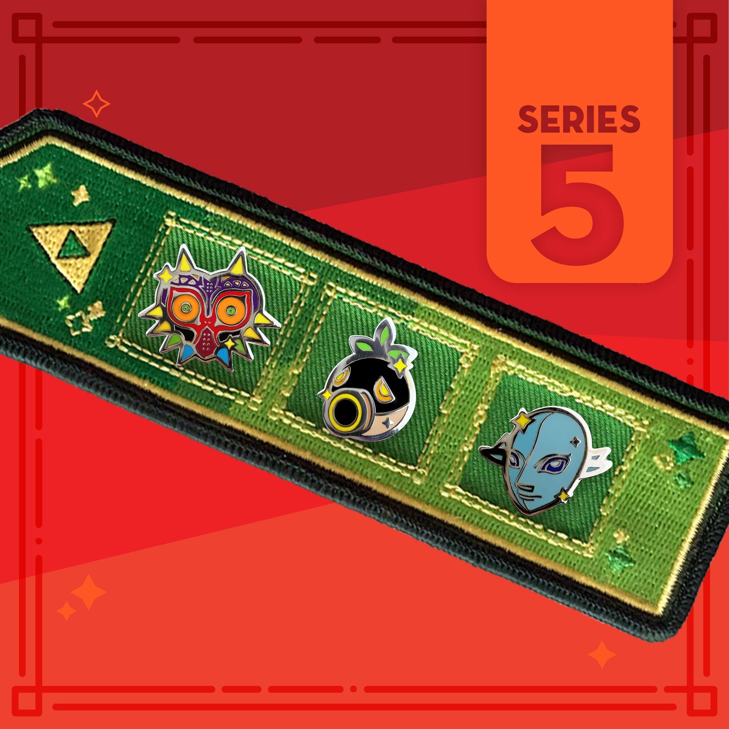 Legend Of Zelda Item Key Chain and Enamel Pins Series 5