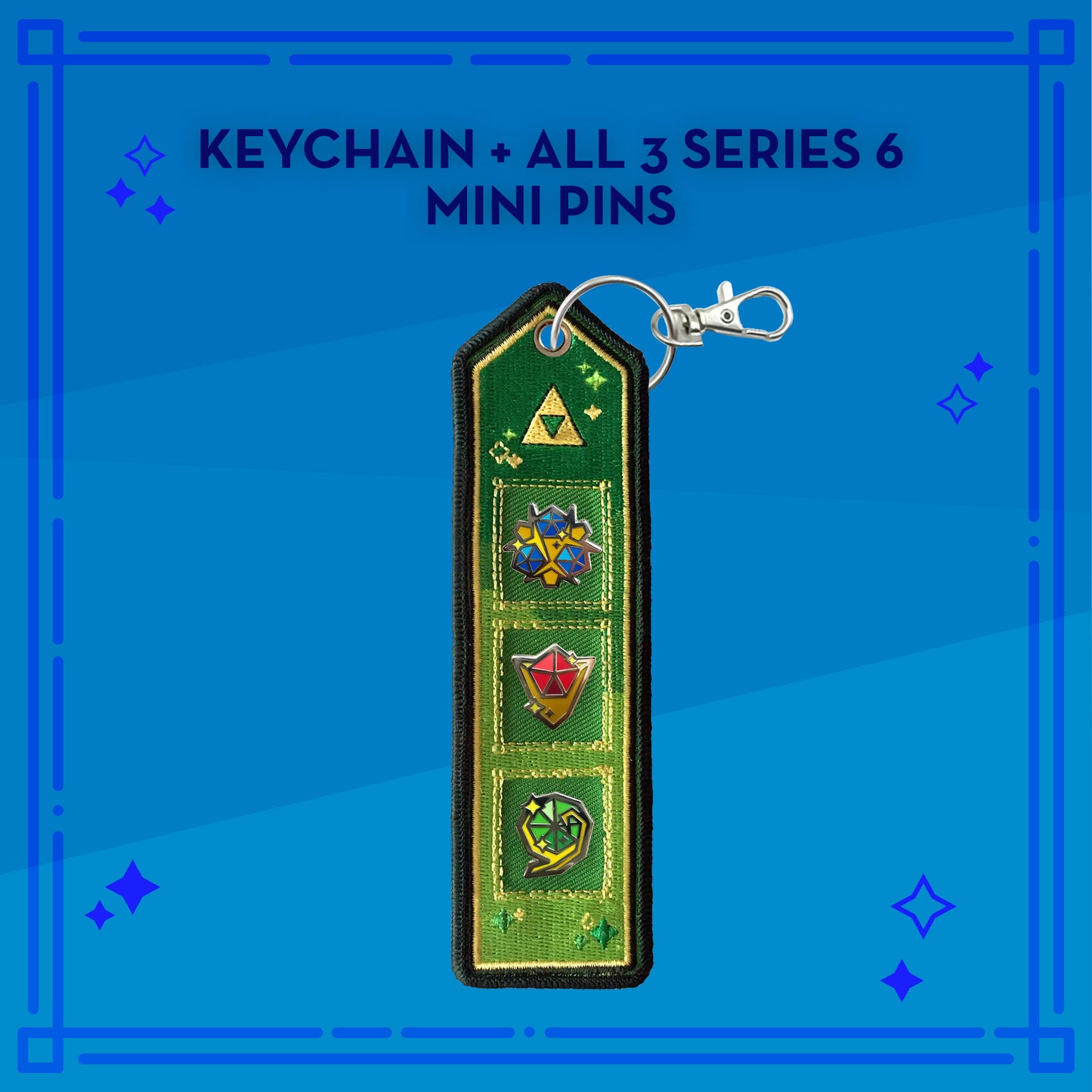 Legend Of Zelda Item Key Chain and Enamel Pins Series 6