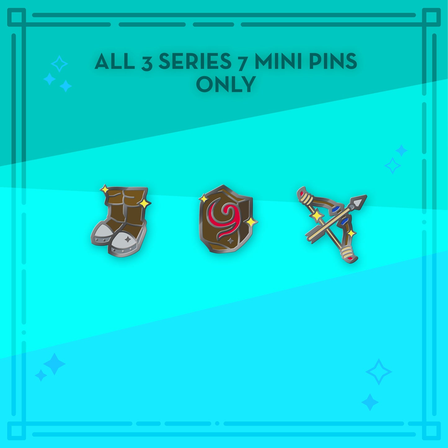 Legend Of Zelda Item Key Chain and Enamel Pins Series 7 - Pre Order