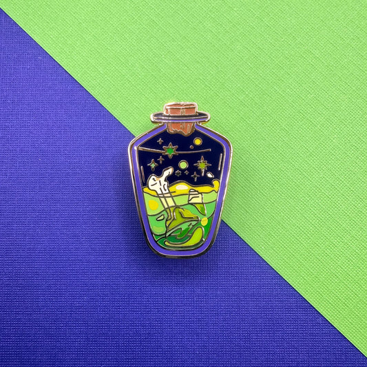 Bottled Emotion Hard Enamel Pin - Envy