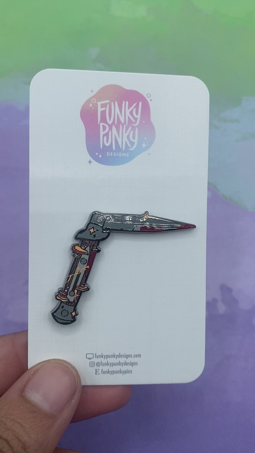 Ellie Tattoo Enamel Pin