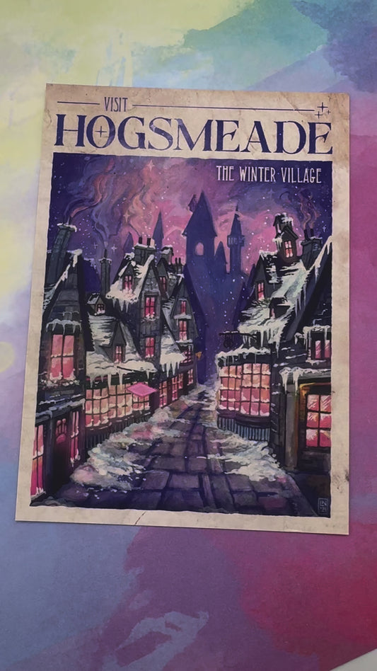 Visit Hogsmeade - 5x7 - Postcard Print