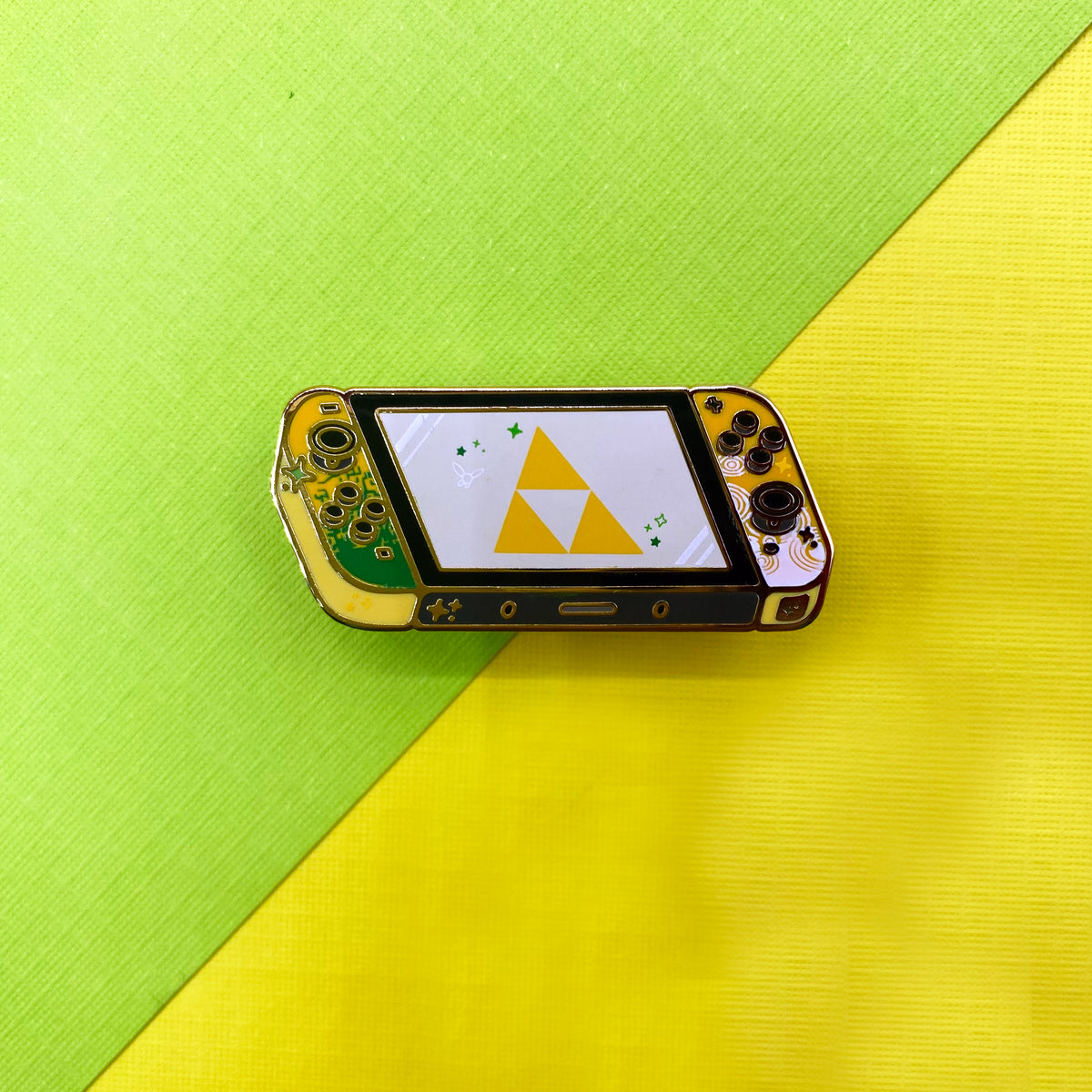 Nintendo Switch console hard enamel pin - view 2 | Funky Punky Designs