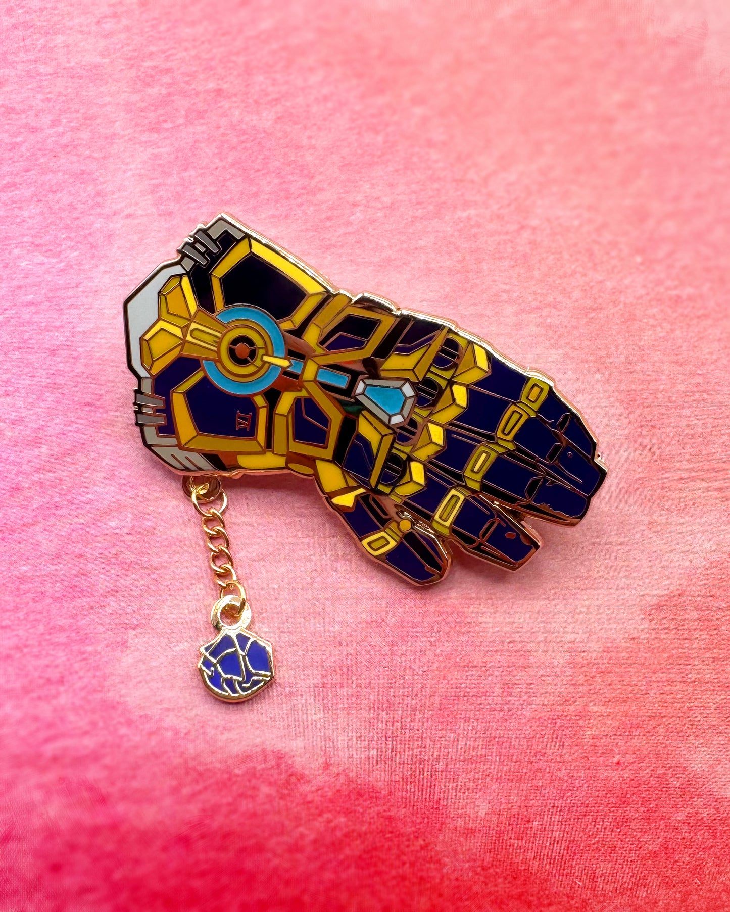 Jinx's Fishbones Rocket & Vi's Atlas Gauntlet Hard Enamel Pin