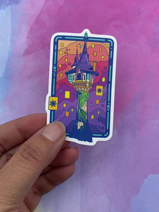 Tangled Vinyl Sticker
