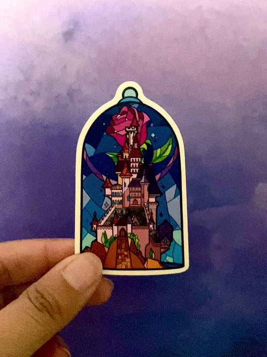 Beauty and the Beast Vinyl Sticker