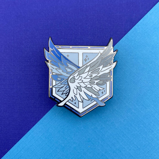 Attack on Titan Scout Regiment wings hard enamel pin | Funky Punky Designs