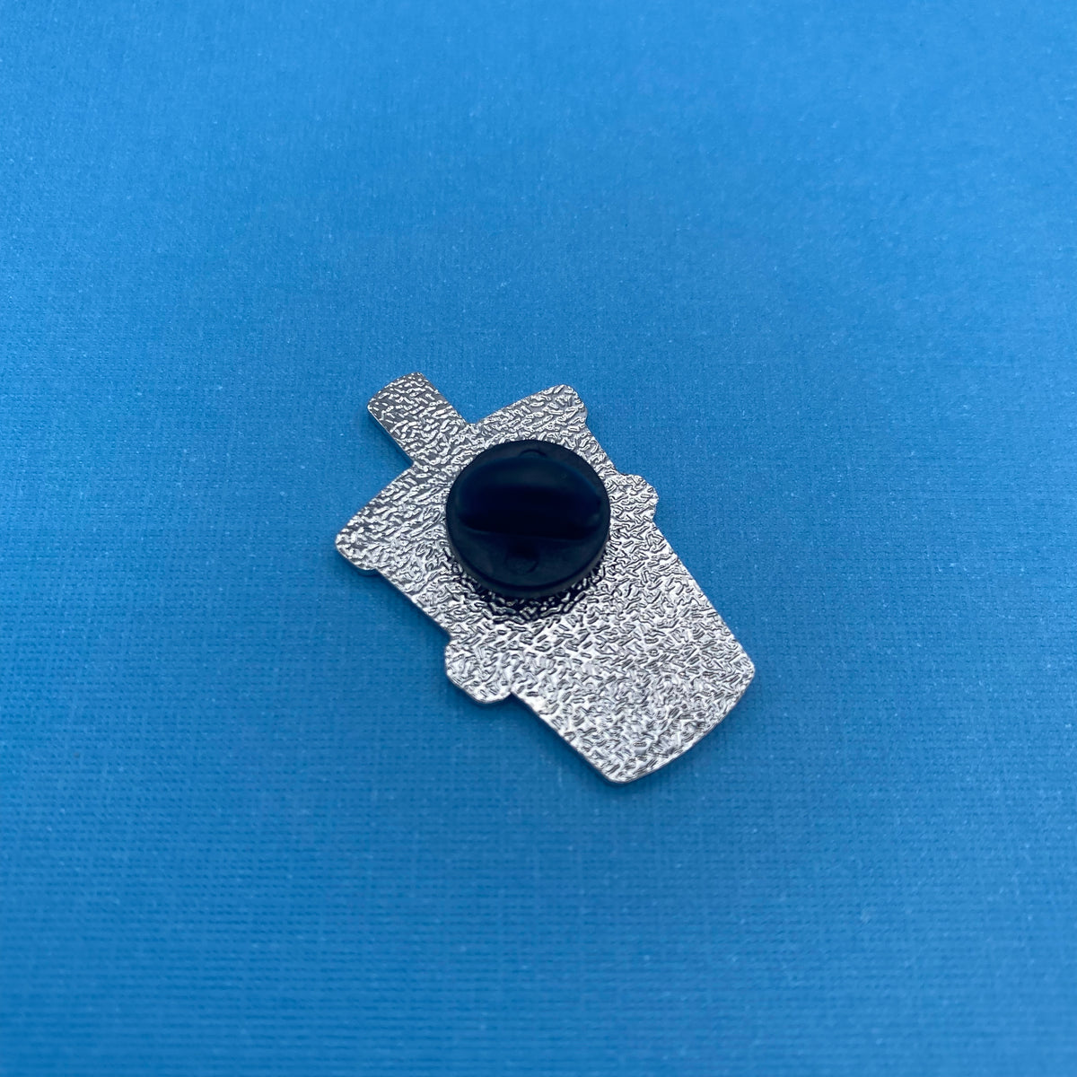 Blue house wizard bubble tea hard enamel pin - view 3 | Funky Punky Designs