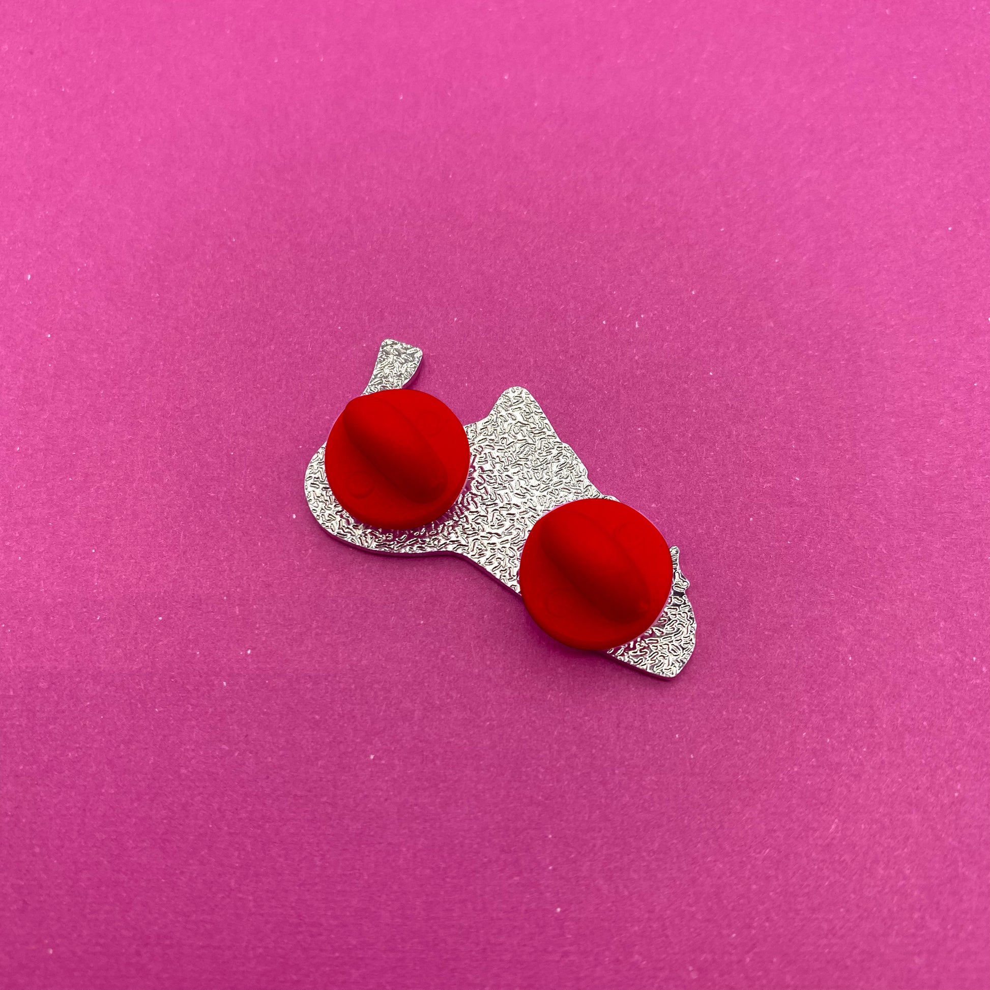 Yup climbing shoe hard enamel pin - view 3 | Funky Punky Designs