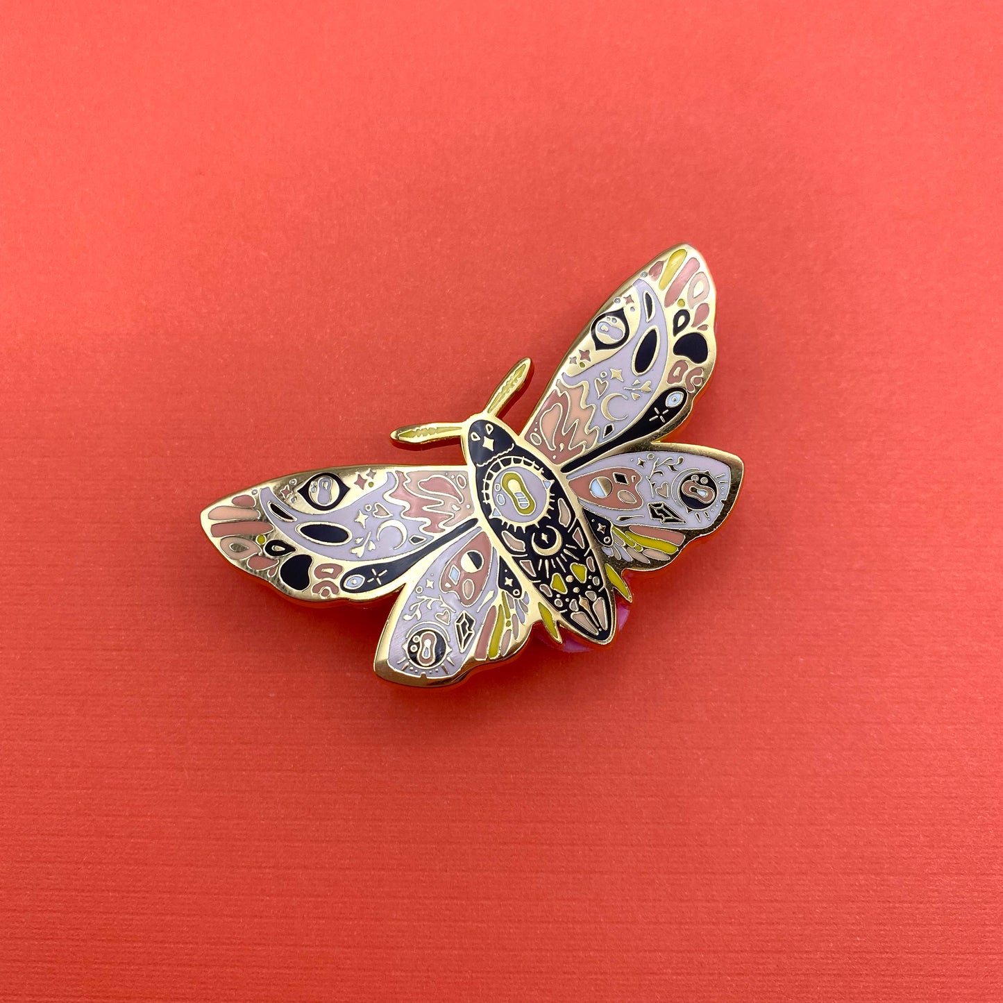 Mystic Moth Hard Enamel Pin