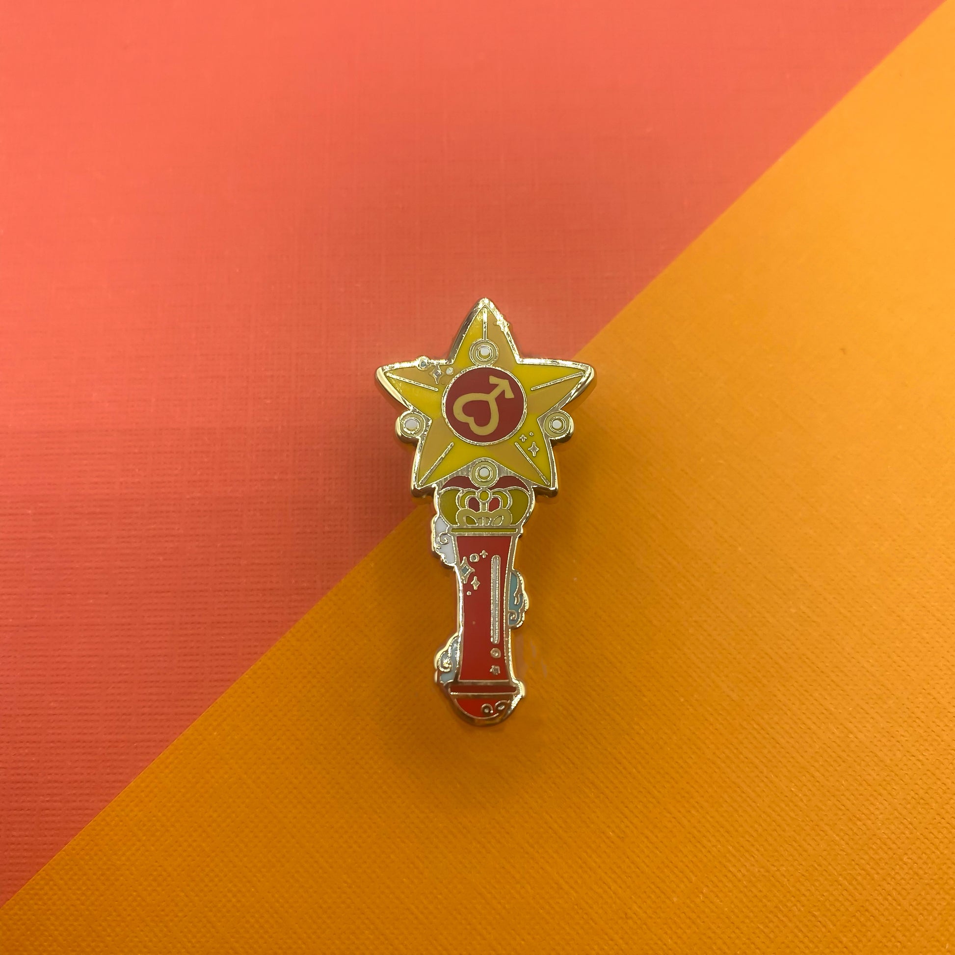 Sailor Moon transformation wand hard enamel pins - view 4 | Funky Punky Designs