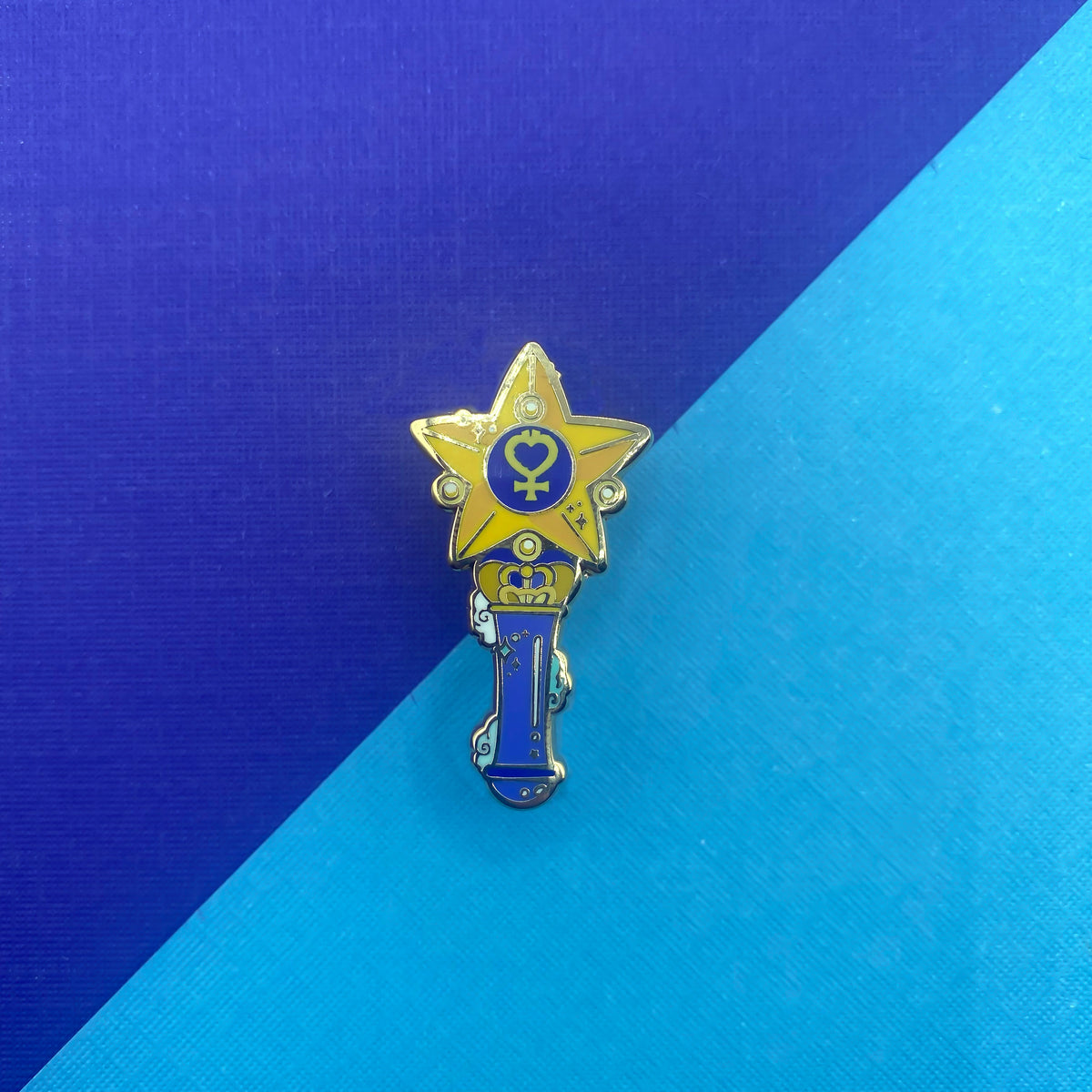Sailor Moon transformation wand hard enamel pins - view 5 | Funky Punky Designs