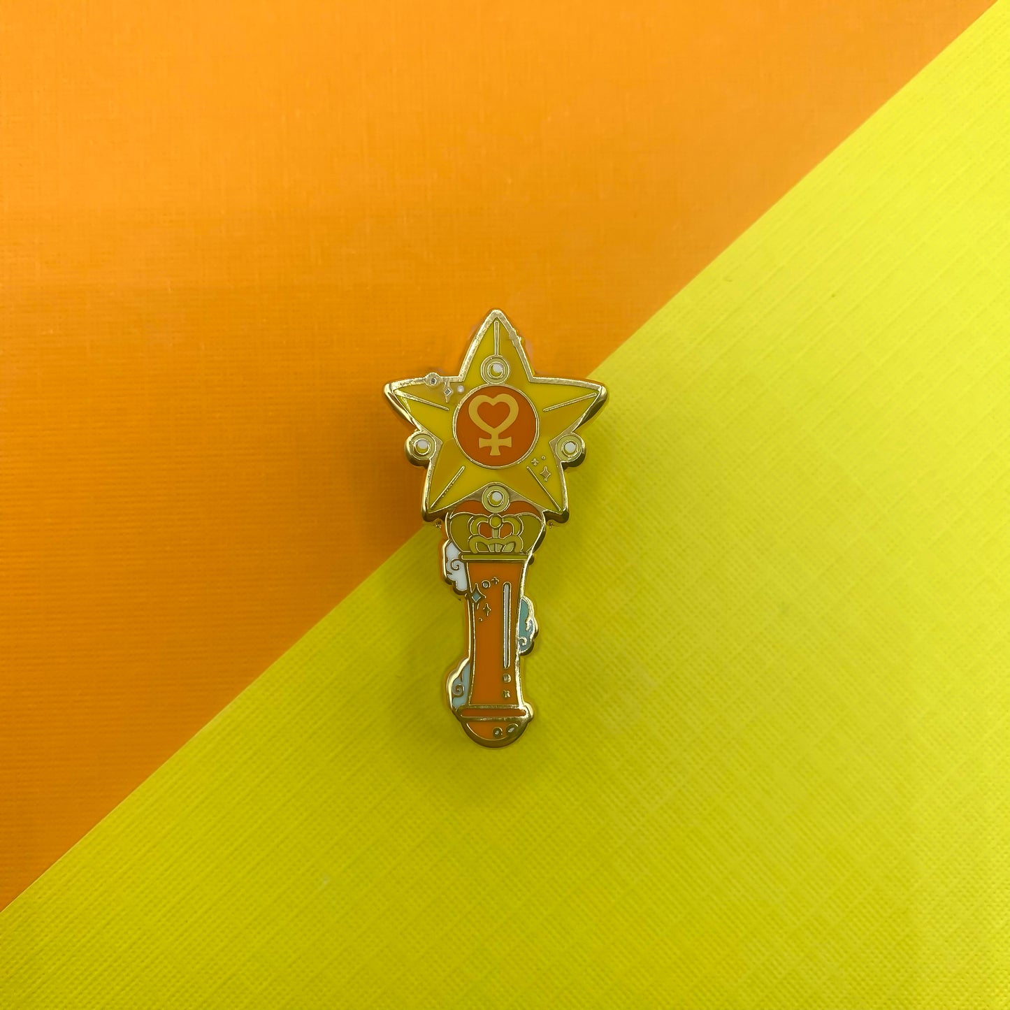 Sailor Moon transformation wand hard enamel pins - view 6 | Funky Punky Designs