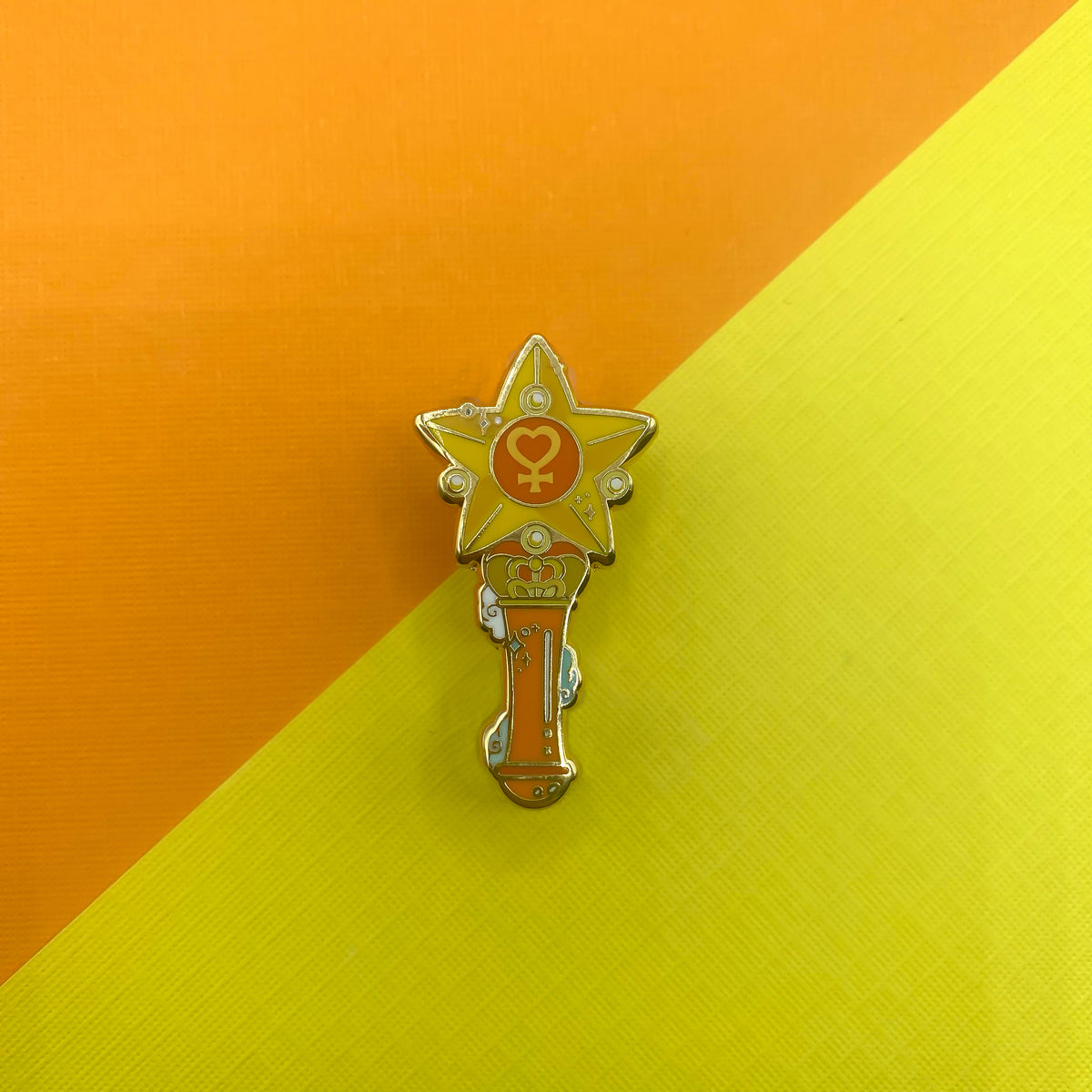 Sailor Moon transformation wand hard enamel pins - view 6 | Funky Punky Designs