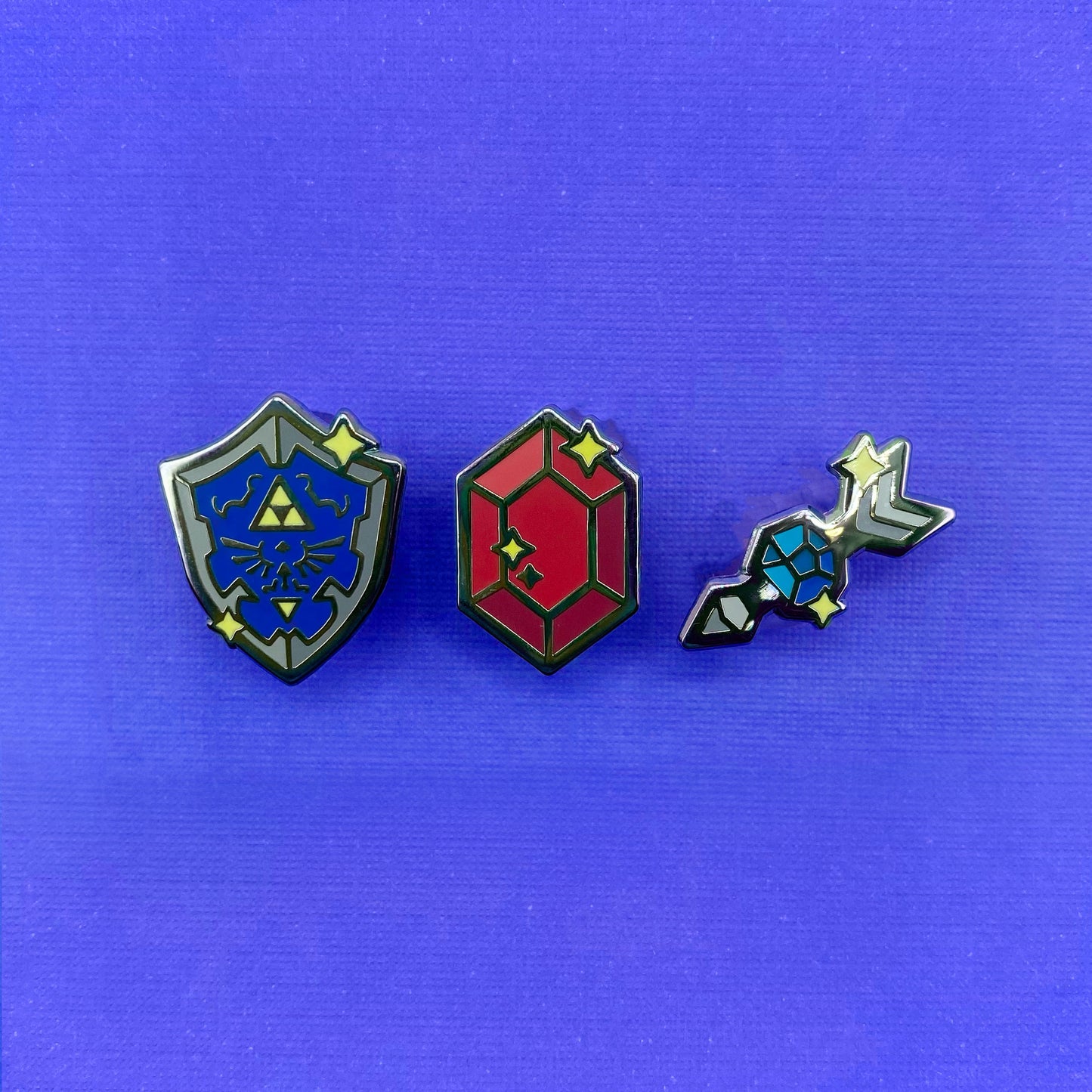Legend of Zelda item keychain and mini enamel pins series 2 - view 2 | Funky Punky Designs