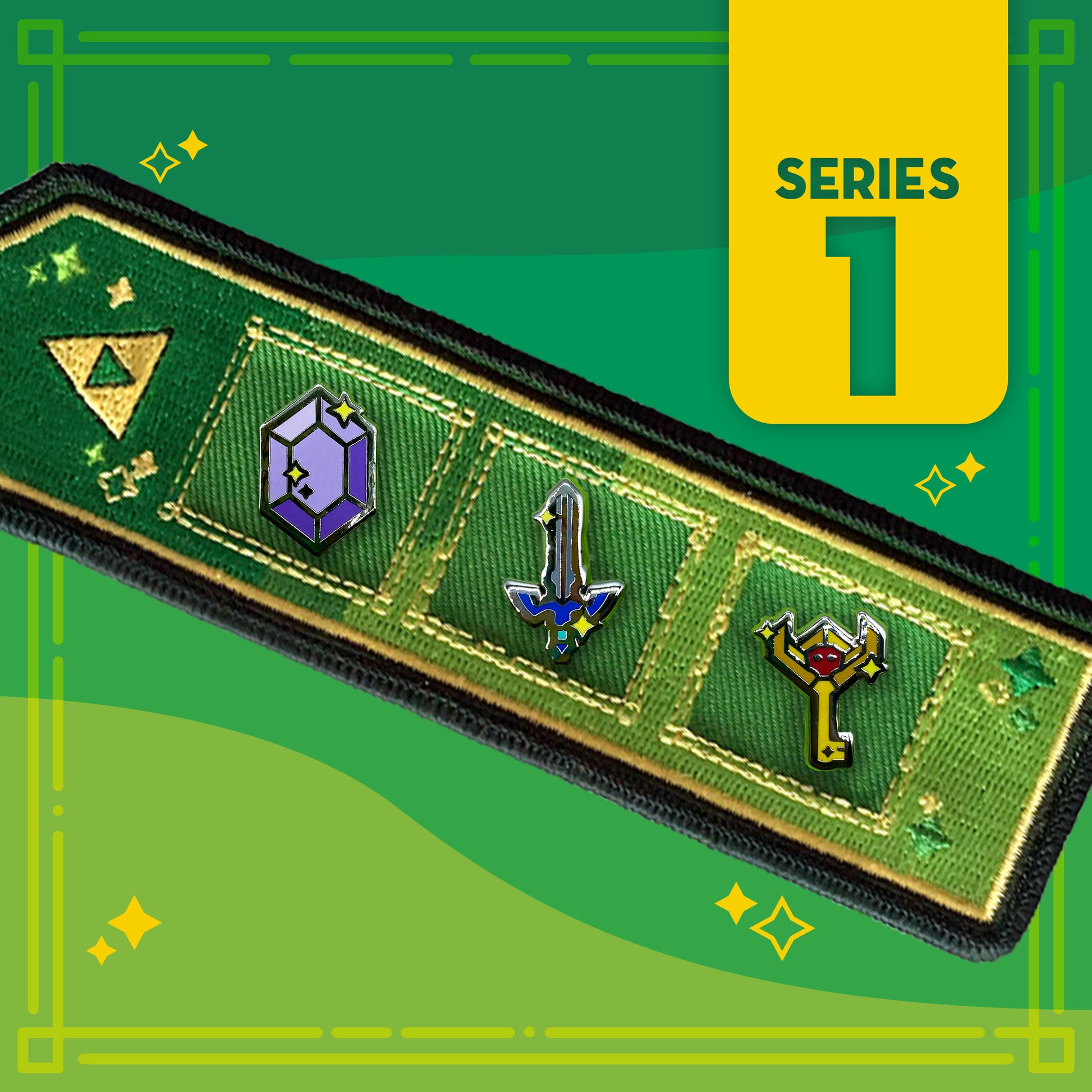 Legend of Zelda item keychain and mini enamel pins series 1 | Funky Punky Designs