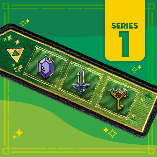Legend of Zelda item keychain and mini enamel pins series 1 | Funky Punky Designs