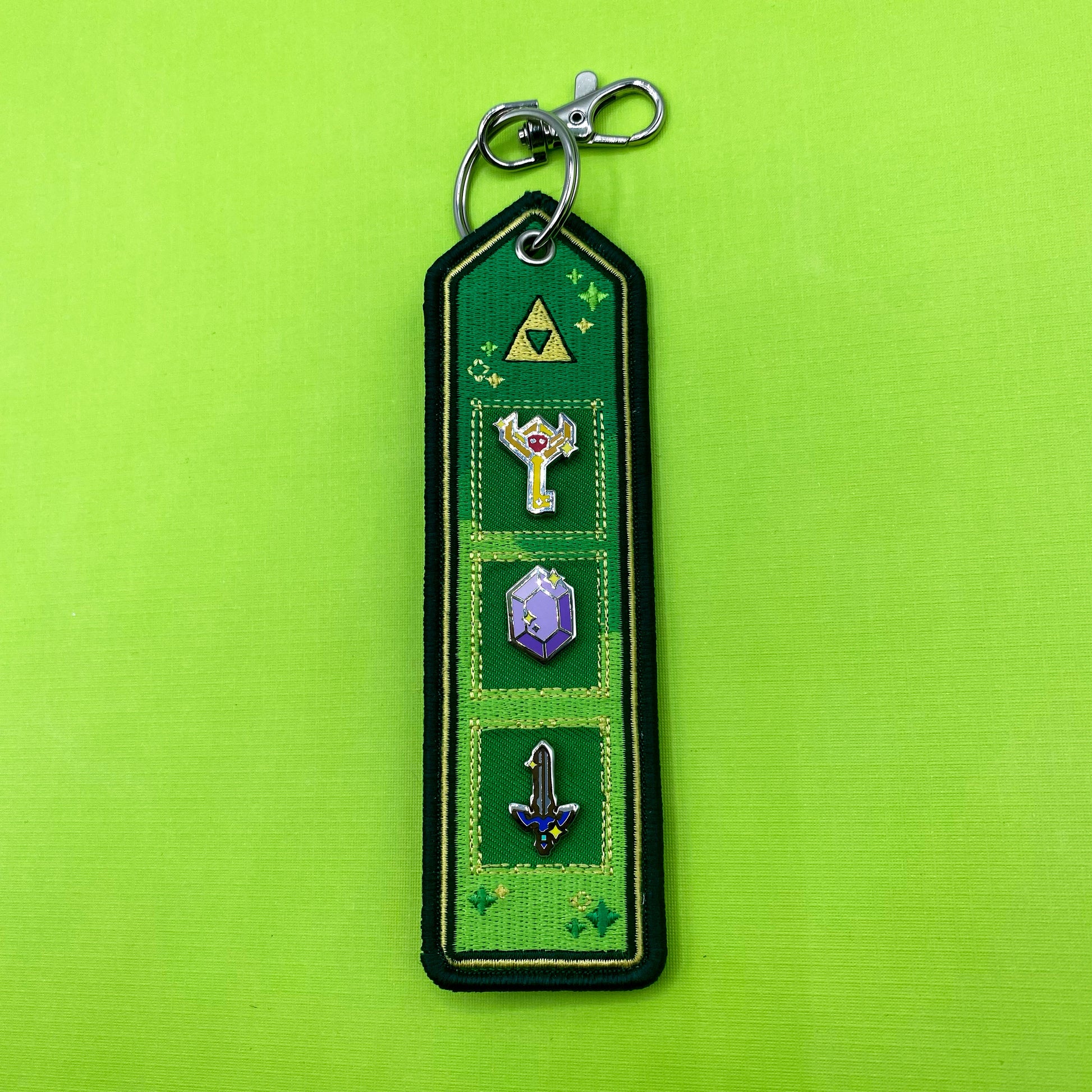 Legend of Zelda item keychain and mini enamel pins series 1 - view 6 | Funky Punky Designs