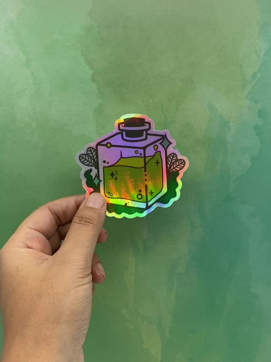 Transformation Potion Holographic Sticker