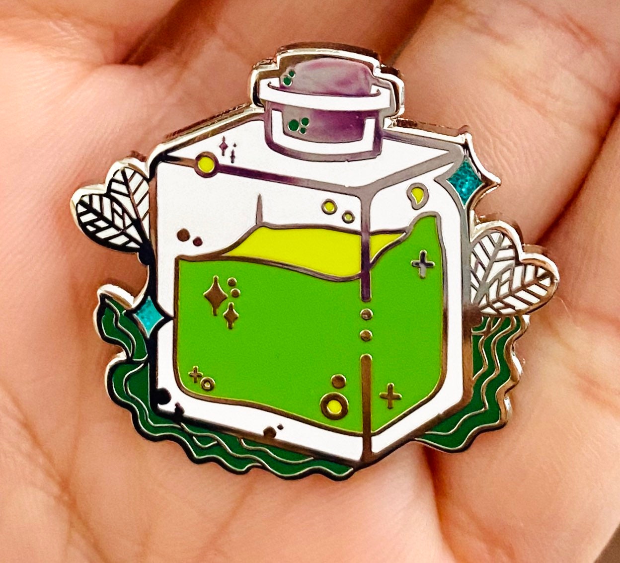 Transformation Polyjuice potion hard enamel pin - view 4 | Funky Punky Designs