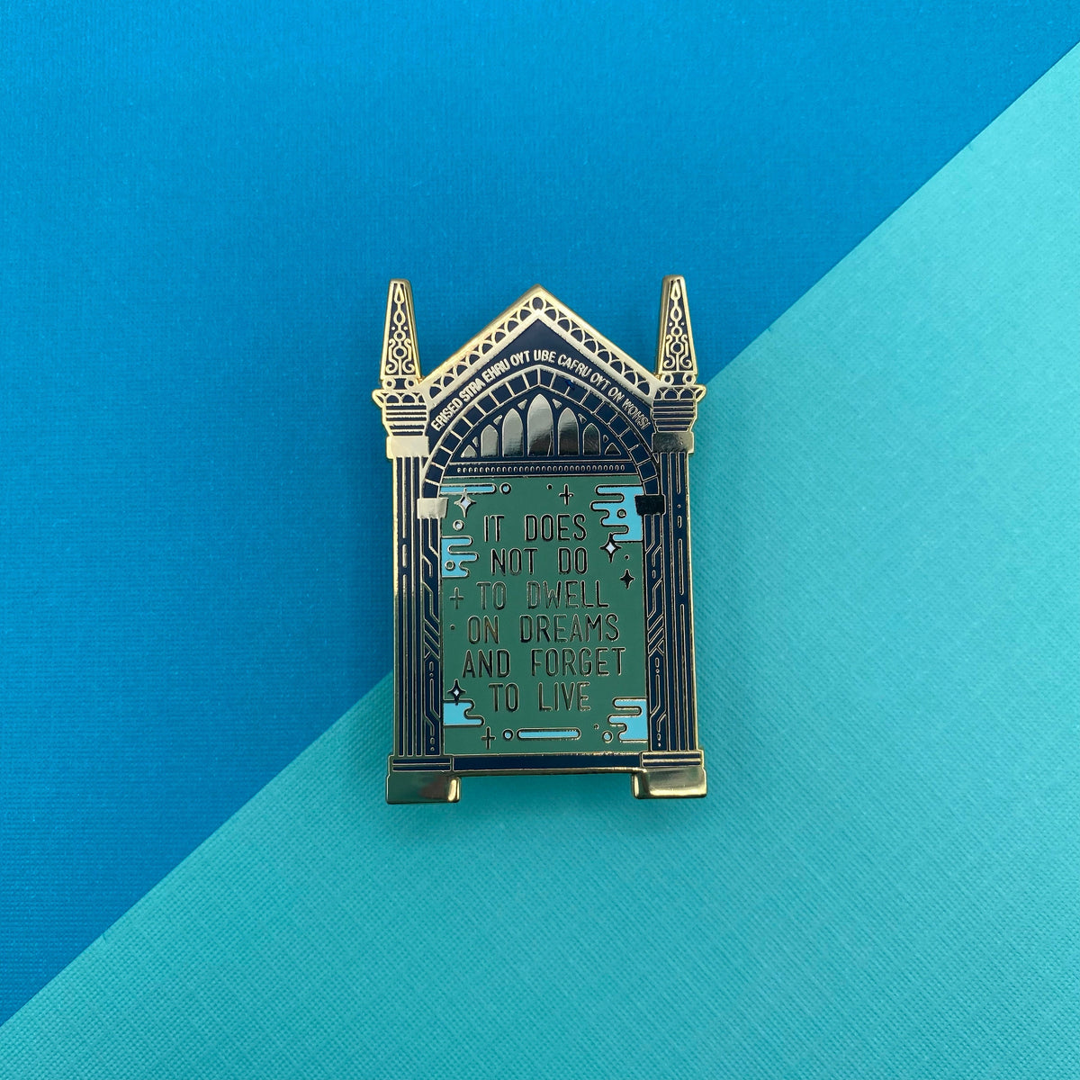 Magic mirror hard enamel pin - view 4 | Funky Punky Designs
