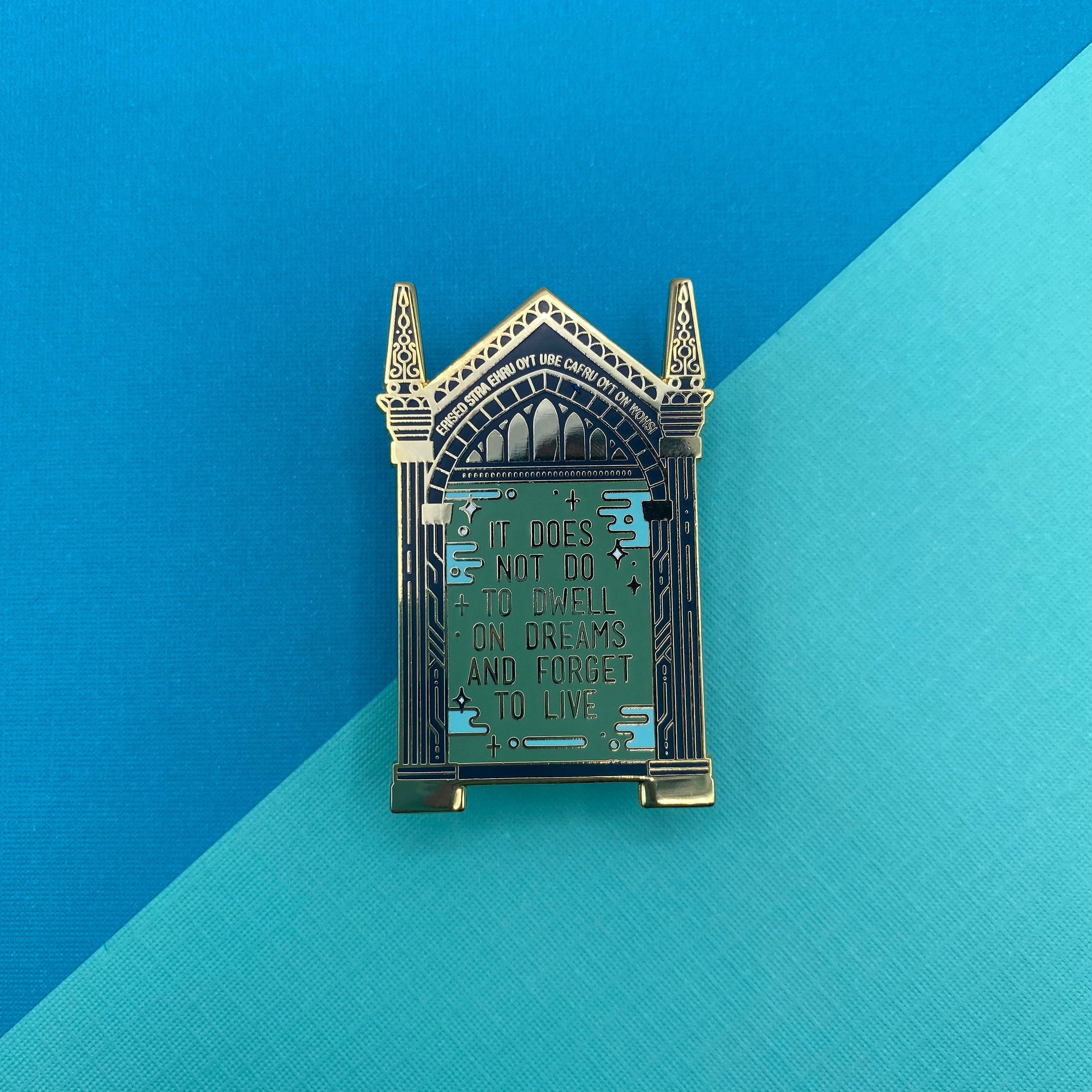Magic mirror hard enamel pin - view 4 | Funky Punky Designs