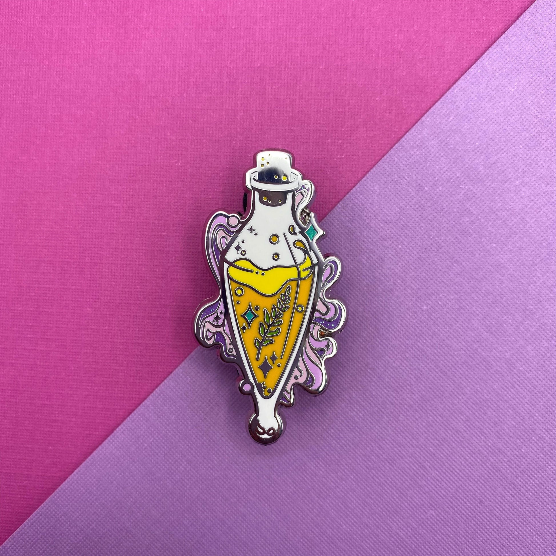 Liquid Luck Felix Felicis potion hard enamel pin | Funky Punky Designs