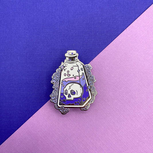 Draught of the Living Death potion hard enamel pin | Funky Punky Designs