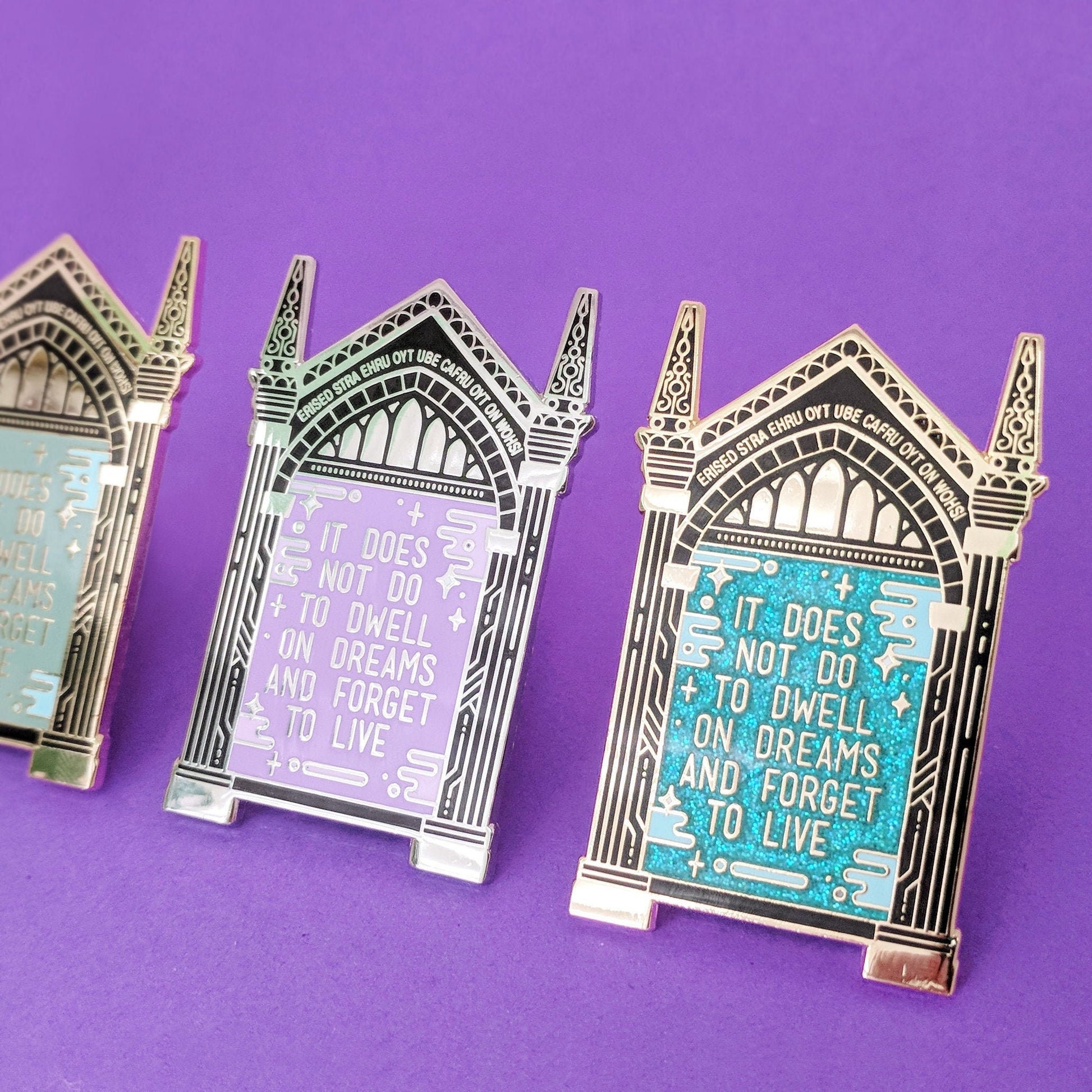 Magic mirror hard enamel pin | Funky Punky Designs