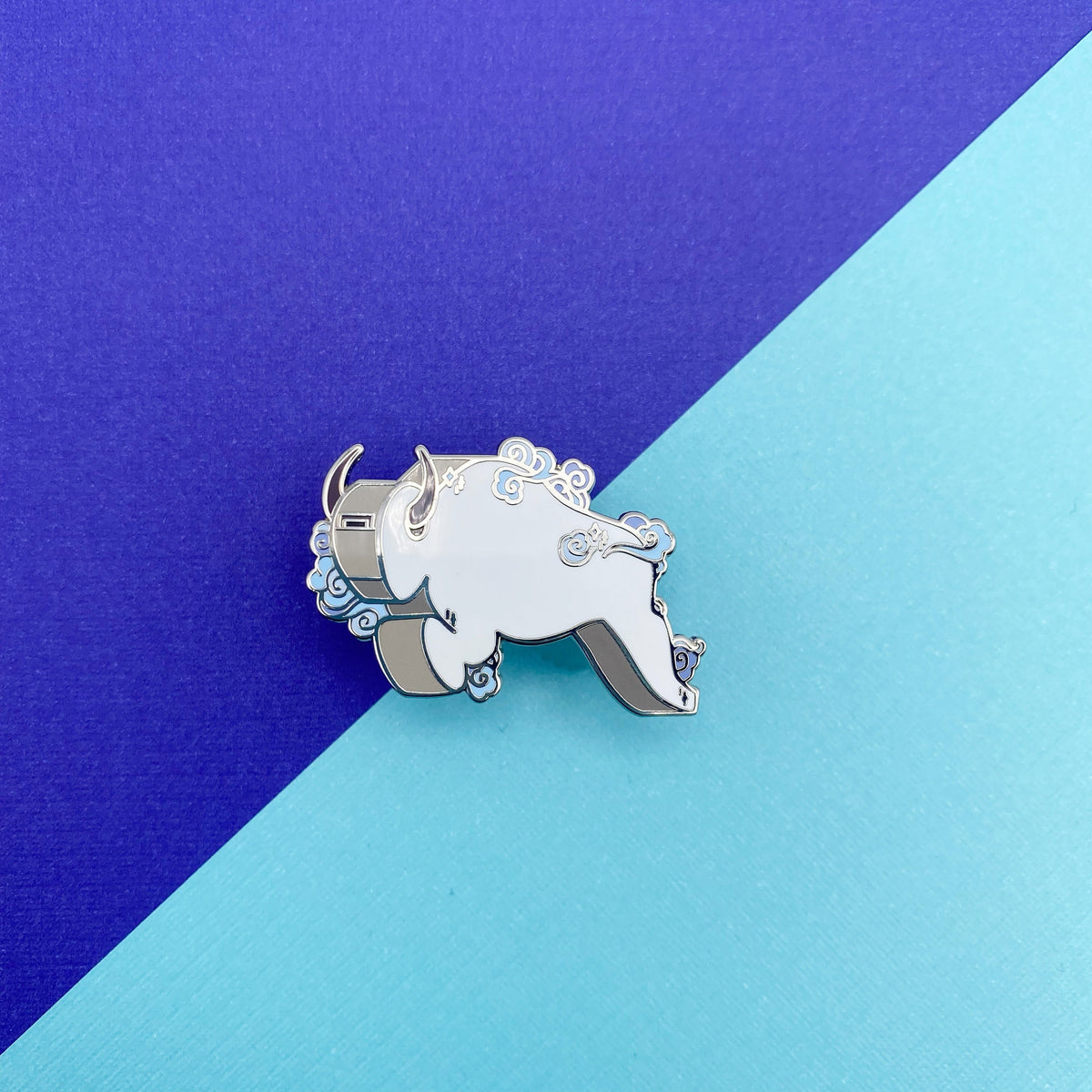 Appa sky bison whistle hard enamel pin | Funky Punky Designs
